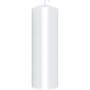DUNI Bloklys, Duni, 22cm, Ø7cm, hvid, 90 timer, paraffin *Denne vare tages ikke retur*