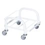 Tina Trolleys Dunkvogn, Tina Trolleys, 310x315x230mm,  hvid, pulverlakeret stål/ rustfrit stål, til 20-25 kg dunke *Denne vare tages ikke retur*