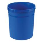 Papirkurv,  blå, plast, 18 l