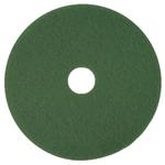 Gulvrondel,  3M Scotch-Brite,  11", Ø280mm, grøn, 85 mm, polyester,  til rengøring og polering