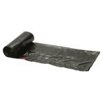Snøresæk, ABENA Poly-Line Supersæk, 100 l, sort, LLDPE/ virgin,  72x104cm