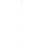Skaft til rørrenser,  Vikan, 150,5cm, Ø0,6cm, hvid, polyester/ PP/ rustfrit stål, fleksibelt