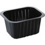 DUNI Plastbakke, Duni, 13,8x11,4x7cm, 630 ml, sort, PP, 1-rums *Denne vare tages ikke retur*