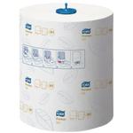 Håndklæderulle,  Tork H1 Premium, 2-lags, 100m x 21cm, Ø19cm, hvid, nyfiber, system