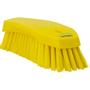 Vikan Kærnebørste, Vikan, 20x7x6cm, gul, polyester/PP/rustfrit stål, 20 cm, stiv *Denne vare tages ikke retur*