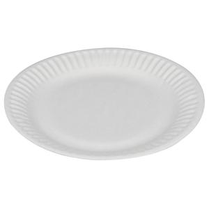 _ Paptallerken,  Abena Gastro, Ø15cm, hvid, pap, kaolin coating (562503*2000)