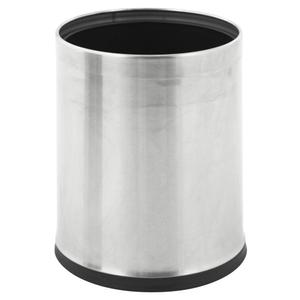 _ Papirkurv,  stål, pulverlakeret stål, 10 l, med inderspand i metal, ilddæmpende *Denne vare tages ikke retur* (176893)