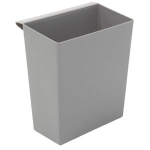 _ Indsats, grå, PP, 9.5 l, til firkantet affaldsspand,  kildesortering *Denne vare tages ikke retur* (176891)