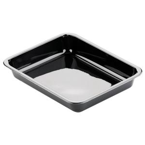 _ Bakke, 22, 5x17, 5x3, 4cm,  960 ml, sort, CPET, 1-rums, standard serie, hovedret *Denne vare tages ikke retur* (131987*300)