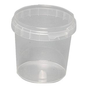 _ Condi bøtte, 6,5cm, Ø69mm, 155 ml, 155 ml, klar, PP, 1-rums (548103*1890)