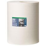 Industriaftørring,  Tork W1/W2/W3, 1-lags, 106,4m x 32cm, Ø25cm, hvid, nonwoven