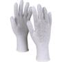 _ Tekstil handske, ABENA, 9, hvid, bomuld,  inderhandske