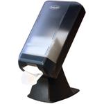 Borddispenser,  Tuscany SystemOne,  20x44, 5cm,  sort, plast, til interfold servietter