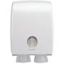 KIMBERLY-CLARK Dispenser, Kimberly-Clark Aquarius, Midi, 14,7x31,7x40,7cm, hvid, plast, til toiletpapir i ark *Denne vare tages ikke retur*