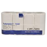 Toiletpapir,  ABENA Care-Ness Excellent,  2-lags, 33,75m x 9,8cm, Ø10cm, hvid