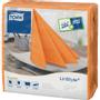 TORK Middagsserviet, Tork Linstyle, 1/4 fold, 39x39cm, orange, nonwoven *Denne vare tages ikke retur*