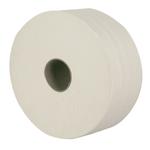Jumborulle,  ABENA Care-Ness Excellent,  2-lags, Midi, 300m x 9,5cm, Ø25cm, hvid, nyfiber