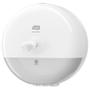 TORK Dispenser, Tork T9, 15,6x21,9x21,9cm, hvid, plast, til toiletpapir *Denne vare tages ikke retur*