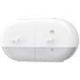 TORK Dispenser, Tork T9, 15,6x39,8x22,1cm, hvid, plast, til 2 ruller toiletpapir
