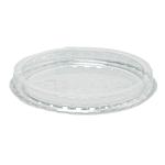 Låg, ABENA Cater-Line,  Ø7,5cm, klar, PET/RPET, 80 % RPET + 20 % PET,  fladt uden kryds