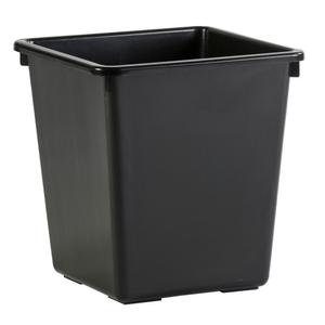 _ Papirkurv,  sort, plast, 27 l, kildesortering mulig, til tungt affald *Denne vare tages ikke retur* (17649301)