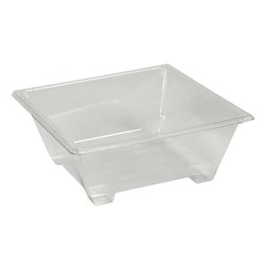_ Plastbakke,  14, 1x14, 1x5, 5cm,  585 ml, klar, PET, 1-rums *Denne vare tages ikke retur* (546503*400)