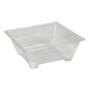 _ Plastbakke,  14, 1x14, 1x5, 5cm,  585 ml, klar, PET, 1-rums *Denne vare tages ikke retur*