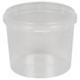 _ Condi bøtte, 9,7cm, Ø122mm, 800 ml, 800 ml, klar, PP, 1-rums
