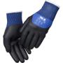 THOR 3/4 dyppet nitrilhandske, THOR Ice, 9, sort, bomuld/nitril, ribkant