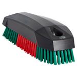 Neglebørste,  Vikan, 12x4, 5x4cm,  sort, stive børstehår