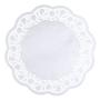 ABENA Kagepapir, Ø34cm, hvid, papir, udhugget, rund
