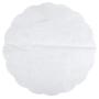 ABENA Fadpapir, Ø32cm, hvid, papir, præget, rund