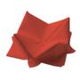 DUNI Middagsserviet, Duni, 3-lags, 1/4 fold, 40x40cm, rød, nyfiber *Denne vare tages ikke retur*
