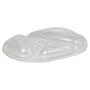 _ Snap-on låg, 23, 8x17, 6x3cm,  klar, OPS/PS, oval, til 3-rums, antidug effekt
