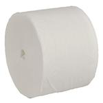 Toiletpapir,  neutral, 2-lags, 100m x 9cm, Ø13,3cm, hvid, nyfiber, uden hylse