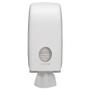 KIMBERLY-CLARK Dispenser, Kimberly-Clark Aquarius, Mini, 12,3x16,9x34,1cm, hvid, plast, til toiletpapir i ark *Denne vare tages ikke retur*