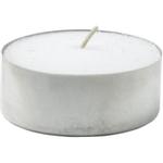 Fyrfadslys,  Duni, Ø3,9cm, hvid, 8 timer, paraffin *Denne vare tages ikke retur*