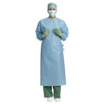 Operationskittel,  Barrier, XL, 126cm, blå, SMS, Primary, standard, steril, engangs *Denne vare tages ikke retur*