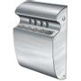 V-PART Askebæger, V-Part, stål, rustfrit stål, 3 l, med metal inderspand, ilddæmpende, forberedt til udendørs vægmontering inkl. materiale til montering og nøgle *Denne vare tages ikke retur*