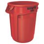 Rubbermaid Affaldsspand,  Rubbermaid Brute, rød, PE, 121 l *Denne vare tages ikke retur*