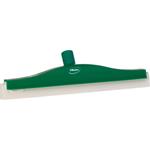 Gulvskraber,  Vikan, 40x11x7, 5cm,  grøn, cellegummi/ PP,  40 cm, med drejeled og dobbeltblad