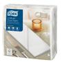 TORK Middagsserviet, Tork Linstyle, 1/8 fold, 39x39cm, hvid, nonwoven