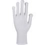 ABENA Tekstil handske, ABENA, 9, hvid, bomuld, med knopper