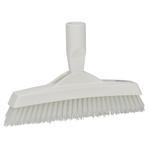 Fugeskrubbe,  Vikan, 22, 5x3, 5x9cm,  hvid, polyester/ PP/ rustfrit stål, meget stiv