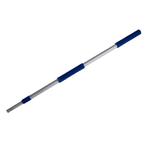 Teleskopskaft med klik, Clean Plus, blå, acetat/ aluminium/ PA/ PE,  100-180 cm
