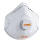 UVEX Åndedrætsværn, Uvex Silv-Air, 2210, One size, hvid, polyester/PP, FFP2 NR D, med ventil