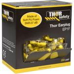 Ørepropper,  THOR, One size, gul, PU, SNR 37 dB