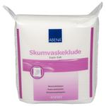 Skumvaskeklud,  ABENA, 19x19cm x 5mm, hvid, engangs