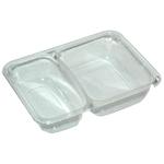 Bakke, K 2171-2B, 17, 1x12, 7x3, 8cm,  530 ml, klar, APET, 2-rums, 215/315 ml, standard serie, biret