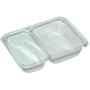 ABENA Bakke, K 2171-2B, 17,1x12,7x3,8cm, 530 ml, klar, APET, 2-rums, 215/315 ml, standard serie, biret
